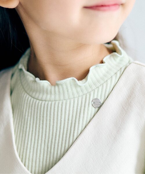 apres les cours（アプレレクール）の「【フォーマル対応/ジュニア対応】メニーリボンバルーンジャンスカセット＿アプレレクールマシェリ（ジャンパースカート・キッズ・キナリ/ブラック・90/100/110/120/80/130/140）」の9枚目の写真