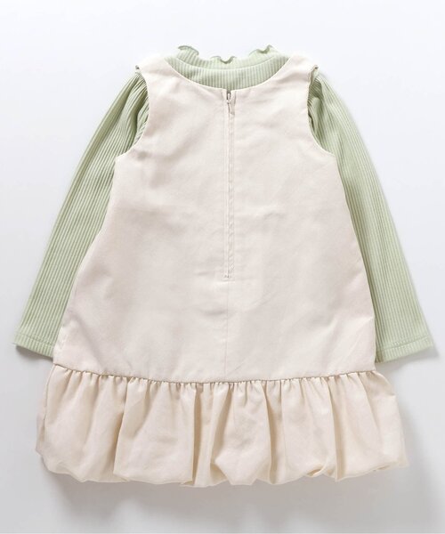 apres les cours（アプレレクール）の「【フォーマル対応/ジュニア対応】メニーリボンバルーンジャンスカセット＿アプレレクールマシェリ（ジャンパースカート・キッズ・キナリ/ブラック・90/100/110/120/80/130/140）」の22枚目の写真