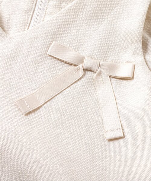 apres les cours（アプレレクール）の「【フォーマル対応/ジュニア対応】メニーリボンバルーンジャンスカセット＿アプレレクールマシェリ（ジャンパースカート・キッズ・キナリ/ブラック・90/100/110/120/80/130/140）」の3枚目の写真