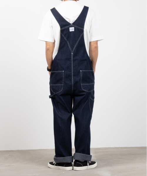 Lee（リー）の「デニムオールインワン（つなぎ/オールインワン・メンズ・ネイビー・M）」の2枚目の写真