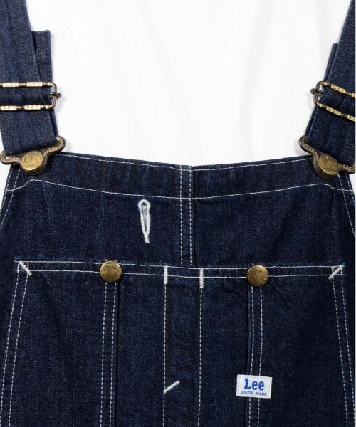 Lee（リー）の「デニムオールインワン（つなぎ/オールインワン・メンズ・ネイビー・M）」の3枚目の写真