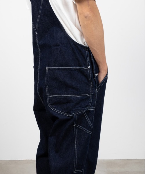 Lee（リー）の「デニムオールインワン（つなぎ/オールインワン・メンズ・ネイビー・M）」の5枚目の写真