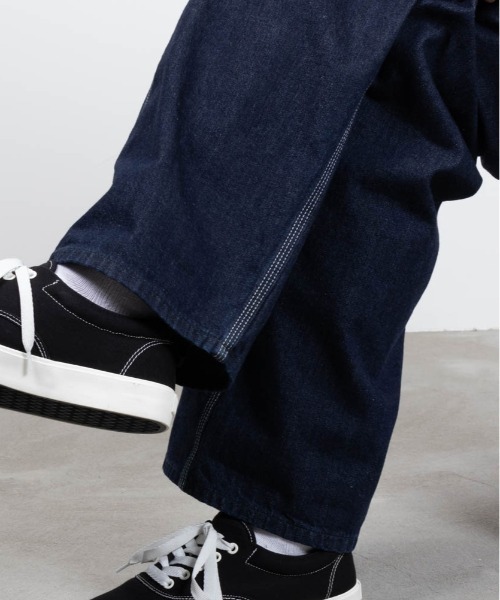 Lee（リー）の「デニムオールインワン（つなぎ/オールインワン・メンズ・ネイビー・M）」の6枚目の写真