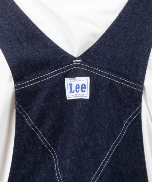 Lee（リー）の「デニムオールインワン（つなぎ/オールインワン・メンズ・ネイビー・M）」の7枚目の写真