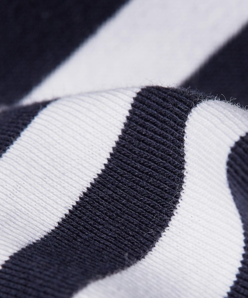 G-STAR（ジースター）の「NIFOUS STRIPE T-SHIRT/ワンポイントロゴストライプTシャツ（Tシャツ/カットソー・メンズ・ブルー系その他/ブラック系その他・LARGE/MEDIUM/SMALL/X-LARGE/X-SMALL）」の7枚目の写真