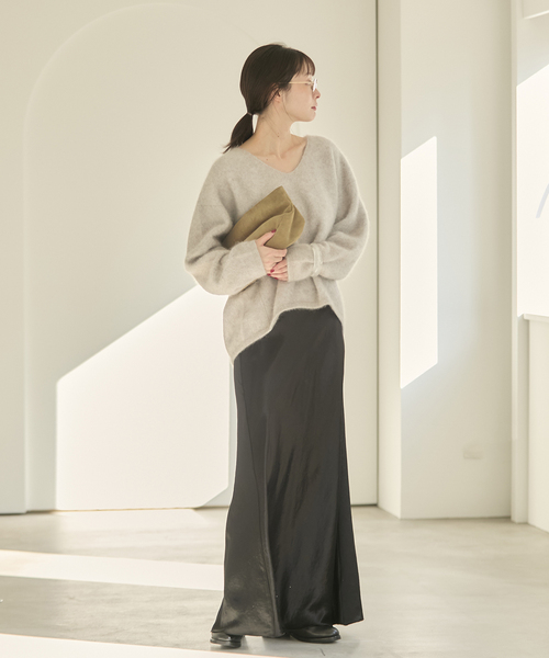 セール】Fur V Nuance プルオーバー（ニット/セーター）｜Plage