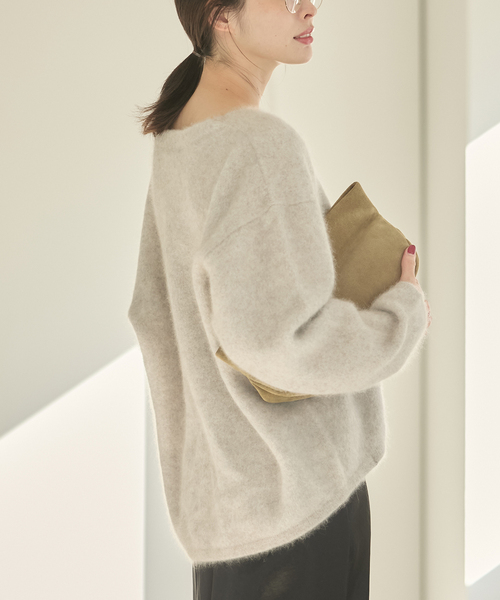 セール】Fur V Nuance プルオーバー（ニット/セーター）｜Plage