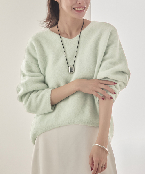 plage プラージュ Fur Nuance プルオーバー WEB限定追加》Fur Nuance プルオーバー（ニット／セーター）｜Plage