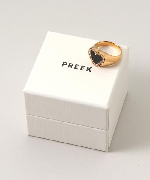 FRAMeWORK(フレームワーク)の「PREEK/プリーク DIAMOND HEART STONE リング(リング・レディース・ゴールド・15 /13)」の5枚目の写真