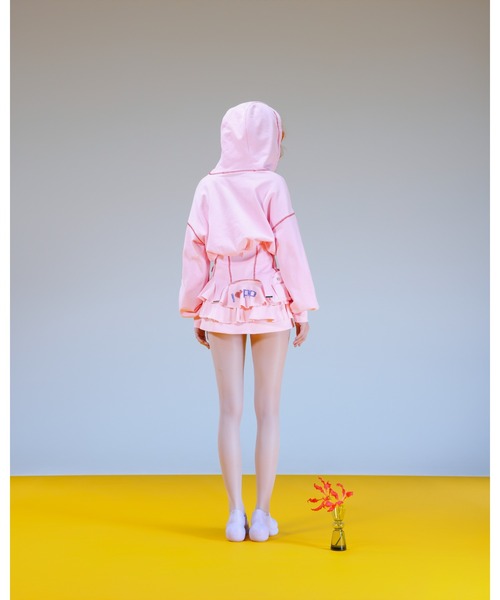 PAMEO POSE（パメオポーズ）の「I Heart PP Sweat Mini Belt（ベルト・レディース・グレー/ピンク/ブラック・FREE）」の15枚目の写真