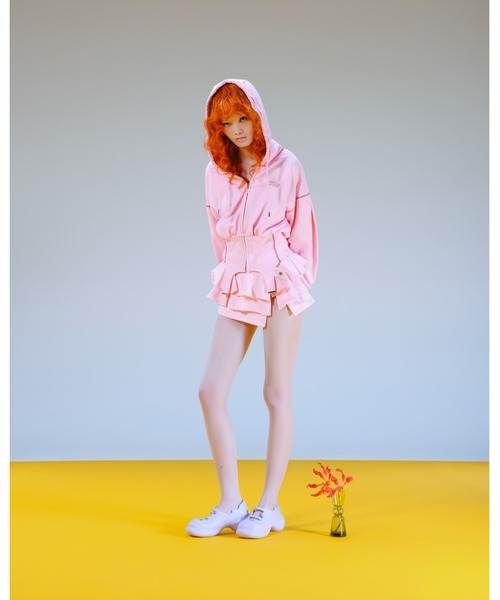 PAMEO POSE（パメオポーズ）の「I Heart PP Sweat Mini Belt（ベルト・レディース・グレー/ピンク/ブラック・FREE）」の16枚目の写真
