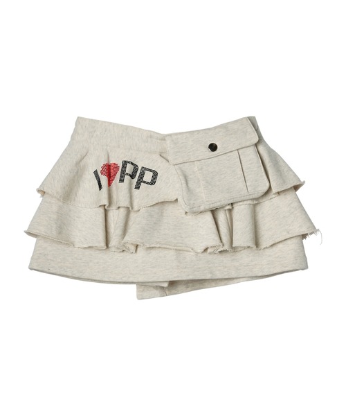 PAMEO POSE（パメオポーズ）の「I Heart PP Sweat Mini Belt（ベルト・レディース・グレー/ピンク/ブラック・FREE）」の9枚目の写真