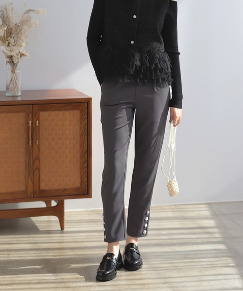 MERAKI(メラキ)の「ビジューパンツ(その他パンツ・レディース・アイボリー/ブラック/グレー/ブラウン/ベージュ・L/M/S)」の16枚目の写真