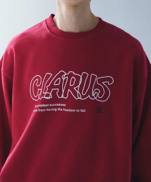 Adoon plain（アドーンプレーン）の「HANDWRITTEN LOGO SWEAT / 手書き風ロゴスウェット（スウェット・メンズ・ボルドー/ネイビー・MEDIUM/LARGE）」の15枚目の写真