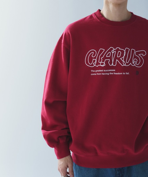 Adoon plain（アドーンプレーン）の「HANDWRITTEN LOGO SWEAT / 手書き風ロゴスウェット（スウェット・メンズ・ボルドー/ネイビー・MEDIUM/LARGE）」の16枚目の写真