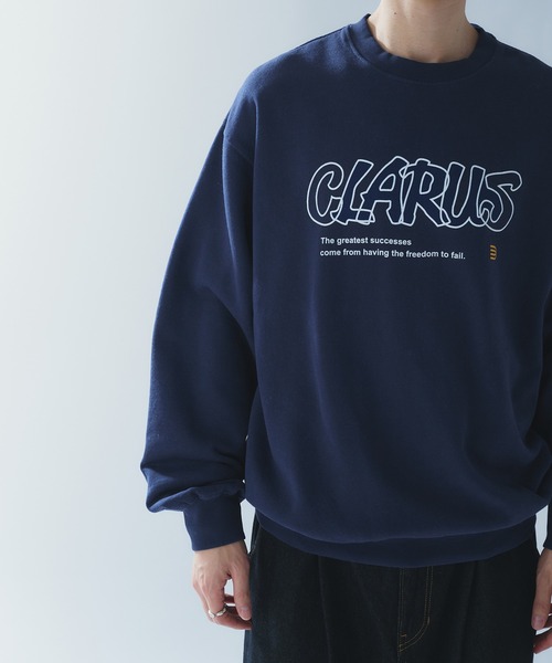 Adoon plain（アドーンプレーン）の「HANDWRITTEN LOGO SWEAT / 手書き風ロゴスウェット（スウェット・メンズ・ボルドー/ネイビー・MEDIUM/LARGE）」の11枚目の写真