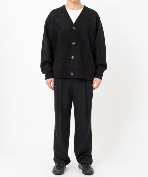 THE PERMANENT EYE(ザパーマネントアイ)の「CASHMERE REVERSIBLE CARDIGAN(カーディガン/ボレロ・メンズ・ブラック/ダークオレンジ/ブルー/グリーン/ダークグレー・48/44)」の21枚目の写真
