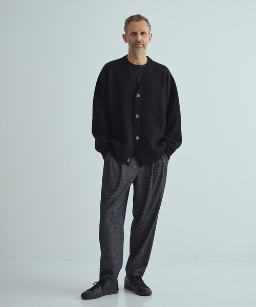 THE PERMANENT EYE(ザパーマネントアイ)の「CASHMERE REVERSIBLE CARDIGAN(カーディガン/ボレロ・メンズ・ブラック/ダークオレンジ/ブルー/グリーン/ダークグレー・48/44)」の9枚目の写真