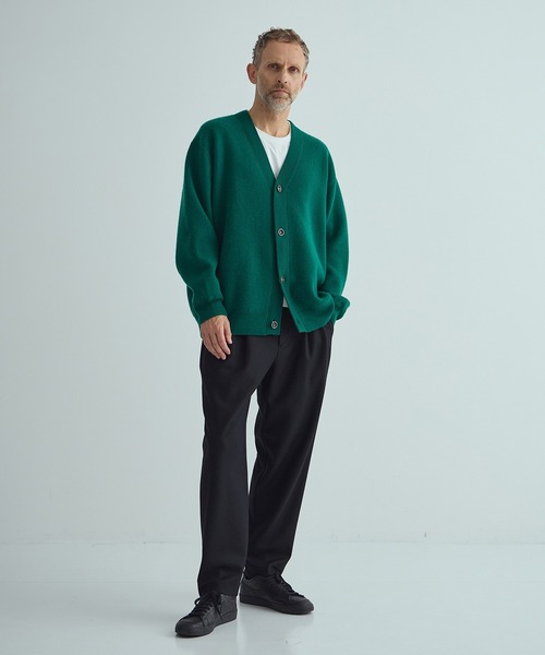 THE PERMANENT EYE(ザパーマネントアイ)の「CASHMERE REVERSIBLE CARDIGAN(カーディガン/ボレロ・メンズ・ブラック/ダークオレンジ/ブルー/グリーン/ダークグレー・48/44)」の10枚目の写真
