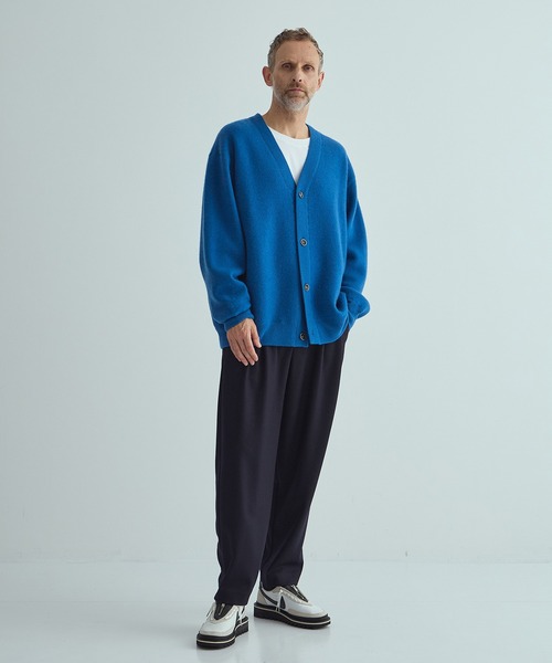 THE PERMANENT EYE(ザパーマネントアイ)の「CASHMERE REVERSIBLE CARDIGAN(カーディガン/ボレロ・メンズ・ブラック/ダークオレンジ/ブルー/グリーン/ダークグレー・48/44)」の12枚目の写真