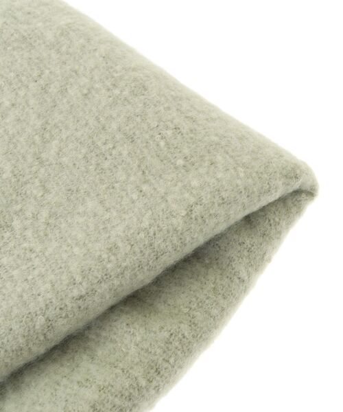 Green Parks(グリーンパークス)の「・ソリッドスラブニットマフラー(マフラー・レディース・オレンジ/ライトグレー/ライトグリーン/ブラック/ブルー/オフホワイト・FREE)」の8枚目の写真