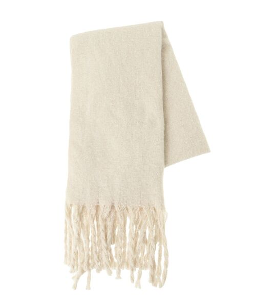 Green Parks(グリーンパークス)の「・ソリッドスラブニットマフラー(マフラー・レディース・オレンジ/ライトグレー/ライトグリーン/ブラック/ブルー/オフホワイト・FREE)」の12枚目の写真