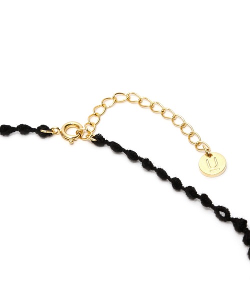 UNDERCOVER 25SS レース　ネックレス　グリーン　UC1E4N03 UNDERCOVER 25SS レース ネックレス グリーン UC1E4N03 BLACK