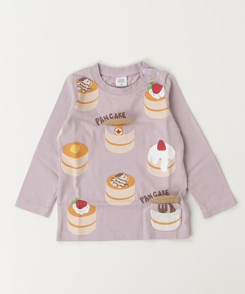 CHEEK ROOM（チークルーム）の「CHEEK ROOM/チークルーム パンケーキロングＴシャツ（Tシャツ/カットソー・キッズ・ピンク/ラベンダー/アイボリー・90cm/100cm/110cm/120cm/130cm/80ｃｍ）」の8枚目の写真