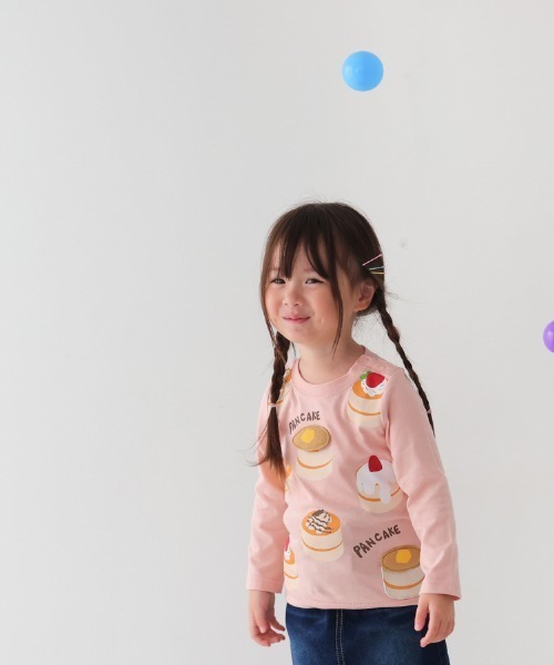 CHEEK ROOM（チークルーム）の「CHEEK ROOM/チークルーム パンケーキロングＴシャツ（Tシャツ/カットソー・キッズ・ピンク/ラベンダー/アイボリー・90cm/100cm/110cm/120cm/130cm/80ｃｍ）」の6枚目の写真