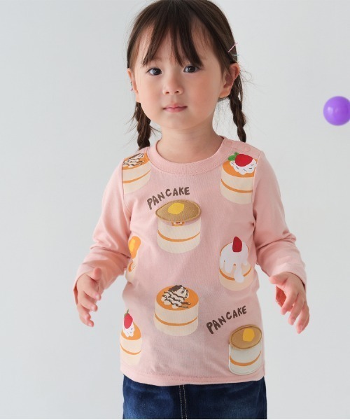 CHEEK ROOM（チークルーム）の「CHEEK ROOM/チークルーム パンケーキロングＴシャツ（Tシャツ/カットソー・キッズ・ピンク/ラベンダー/アイボリー・90cm/100cm/110cm/120cm/130cm/80ｃｍ）」の9枚目の写真