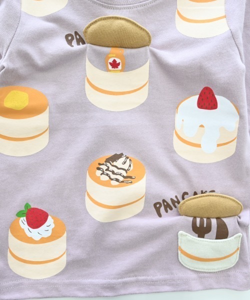 CHEEK ROOM（チークルーム）の「CHEEK ROOM/チークルーム パンケーキロングＴシャツ（Tシャツ/カットソー・キッズ・ピンク/ラベンダー/アイボリー・90cm/100cm/110cm/120cm/130cm/80ｃｍ）」の15枚目の写真