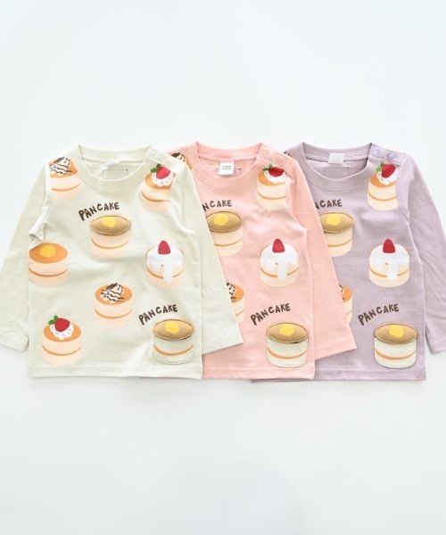 CHEEK ROOM（チークルーム）の「CHEEK ROOM/チークルーム パンケーキロングＴシャツ（Tシャツ/カットソー・キッズ・ピンク/ラベンダー/アイボリー・90cm/100cm/110cm/120cm/130cm/80ｃｍ）」の12枚目の写真
