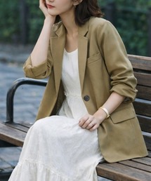 LADY LIKE（レディライク）の「1つボタンゆったりテーラードジャケット（テーラードジャケット）」