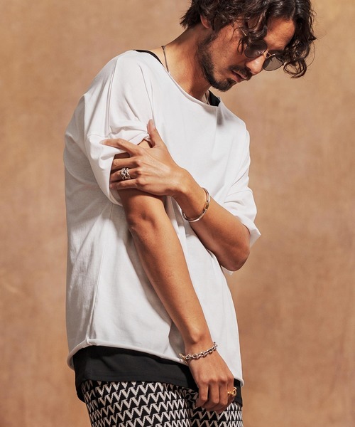 モユル　カットソー mt9431-ルーズネックカットソー（Tシャツ/カットソー）｜Jih Nunc