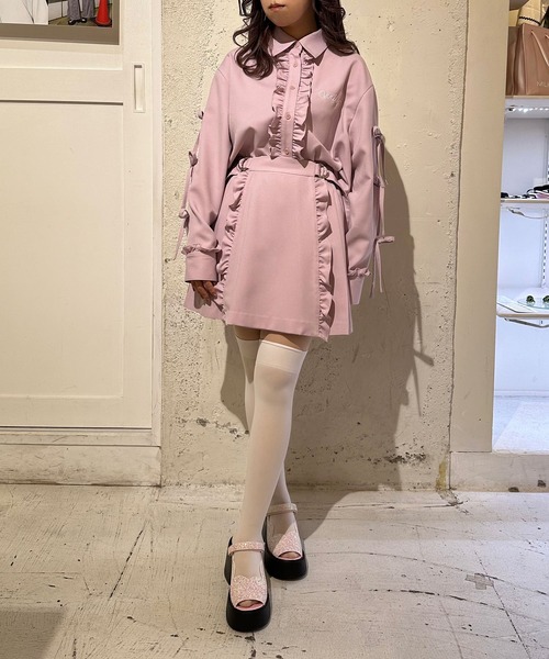 MILK(ミルク)の「Ribbon トップス(シャツ/ブラウス・レディース・A/B・FREE)」の8枚目の写真