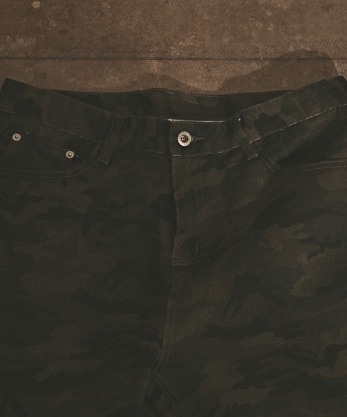 ALL RUNS（オールランズ）の「迷彩デニムパンツ（デニムパンツ・メンズ・ブルー系/イエロー系/ピンク系/カモフラージュ・S/M/L）」の20枚目の写真