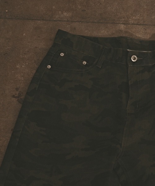 ALL RUNS（オールランズ）の「迷彩デニムパンツ（デニムパンツ・メンズ・ブルー系/イエロー系/ピンク系/カモフラージュ・S/M/L）」の21枚目の写真