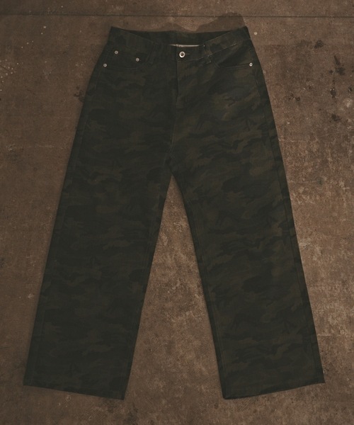 ALL RUNS（オールランズ）の「迷彩デニムパンツ（デニムパンツ・メンズ・ブルー系/イエロー系/ピンク系/カモフラージュ・S/M/L）」の15枚目の写真