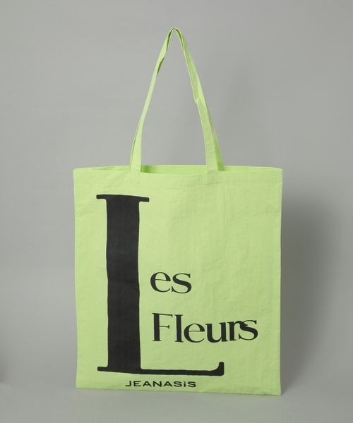 JEANASIS(ジーナシス)の「【Les Fleurs】 BIGトート/319796(トートバッグ・レディース・ブラック/シルバー/グリーン系その他・FREE)」の2枚目の写真