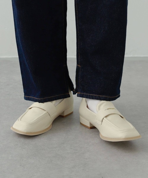 SENSE OF PLACE by URBAN RESEARCH（センスオブプレイスバイアーバンリサーチ）の「コインローファー（ローファー・レディース・ブラック/アイボリー/シルバー・MEDIUM/LARGE/SMALL）」の7枚目の写真