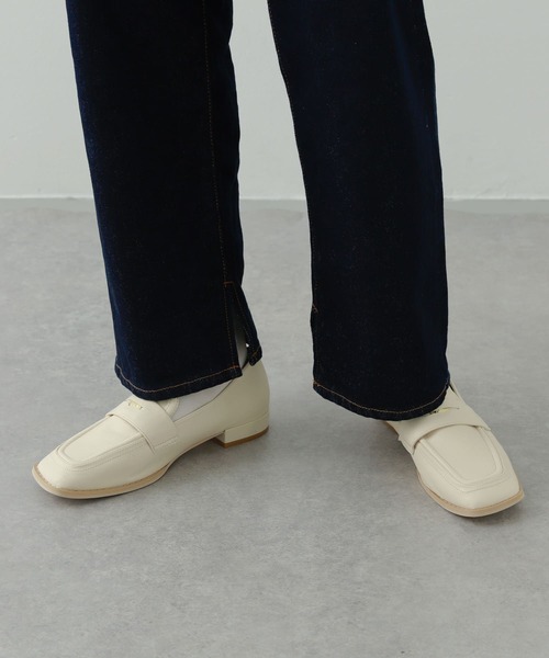 SENSE OF PLACE by URBAN RESEARCH（センスオブプレイスバイアーバンリサーチ）の「コインローファー（ローファー・レディース・ブラック/アイボリー/シルバー・MEDIUM/LARGE/SMALL）」の8枚目の写真