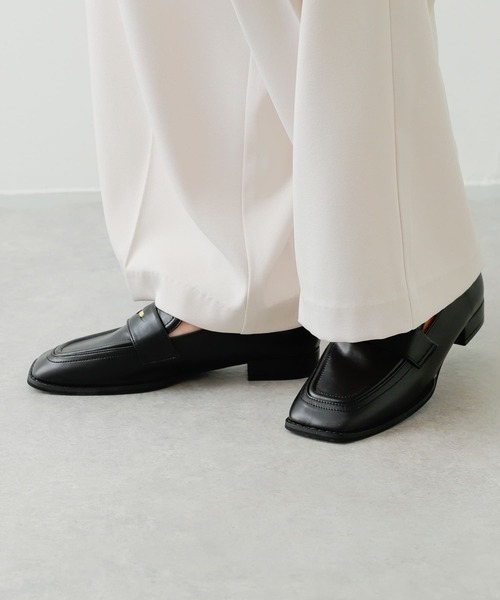 SENSE OF PLACE by URBAN RESEARCH（センスオブプレイスバイアーバンリサーチ）の「コインローファー（ローファー・レディース・ブラック/アイボリー/シルバー・MEDIUM/LARGE/SMALL）」の19枚目の写真