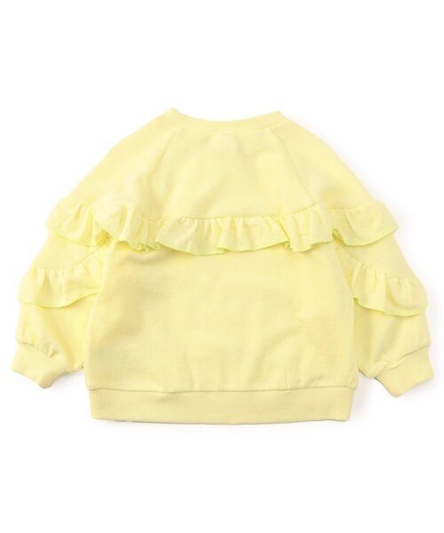 BREEZE（ブリーズ）の「【ジュニア対応】フリルロンT（Tシャツ/カットソー・キッズ・アイボリー/イエロー・80/90/100/110/120/130/140）」の7枚目の写真