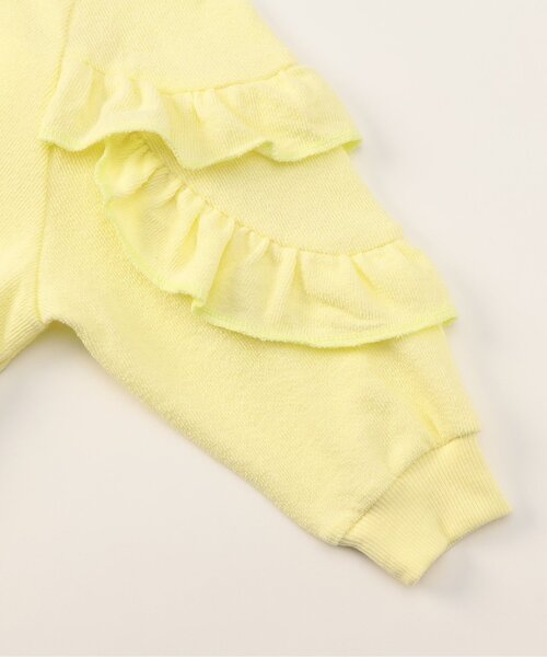 BREEZE（ブリーズ）の「【ジュニア対応】フリルロンT（Tシャツ/カットソー・キッズ・アイボリー/イエロー・80/90/100/110/120/130/140）」の9枚目の写真