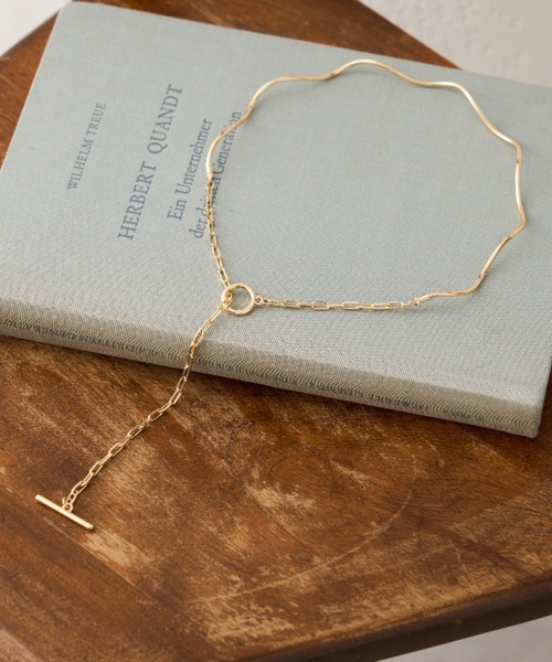 CIAOPANIC TYPY(チャオパニックティピー)の「【2025年S/S新作】lilマンテルチェーンチョーカー(ネックレス・レディース・シルバー/ゴールド・ONE SIZE)」の2枚目の写真