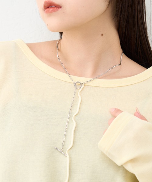CIAOPANIC TYPY(チャオパニックティピー)の「【2025年S/S新作】lilマンテルチェーンチョーカー(ネックレス・レディース・シルバー/ゴールド・ONE SIZE)」の5枚目の写真