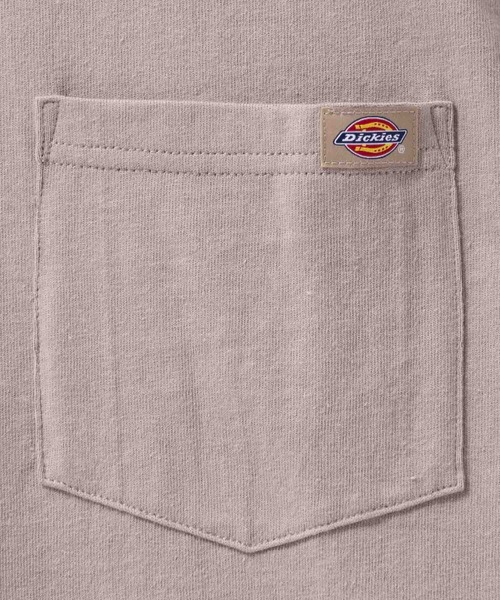 Dickies(ディッキーズ)の「【綿100%】DICKIES ポケット付き 無地Tシャツ(Tシャツ/カットソー・メンズ・ホワイト/アッシュグレー/ブラック/オレンジ/ダークグリーン/ブルーグレー/スミクロ/グレイッシュベージュ・M/L/XL/XXL)」の11枚目の写真
