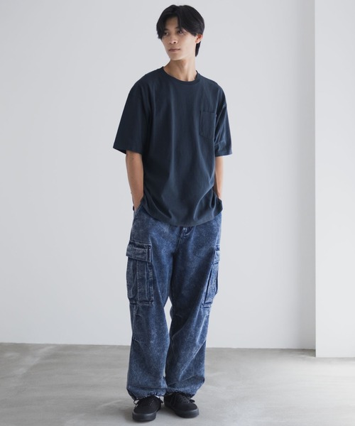 綿100%】DICKIES ポケット付き 無地Tシャツ（Tシャツ/カットソー