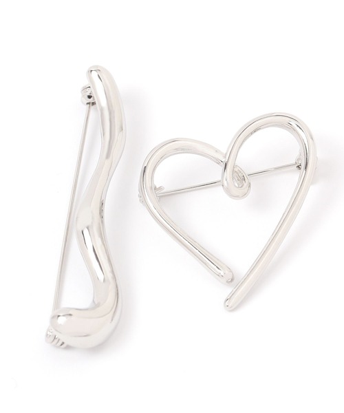 LEPSIM(レプシィム)の「アソートメタルブローチ 287556(ブローチ/コサージュ・レディース・ゴールド/シルバー/シルバー系その他/シルバー系その他2・ONE SIZE)」の10枚目の写真