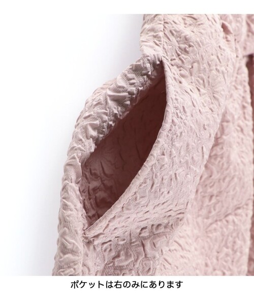 BRANSHES（ブランシェス）の「肩リボンドッキング長袖ワンピース（ワンピース・キッズ・ピンク/ブラック・150/140/130/80/120/110/100/90）」の5枚目の写真